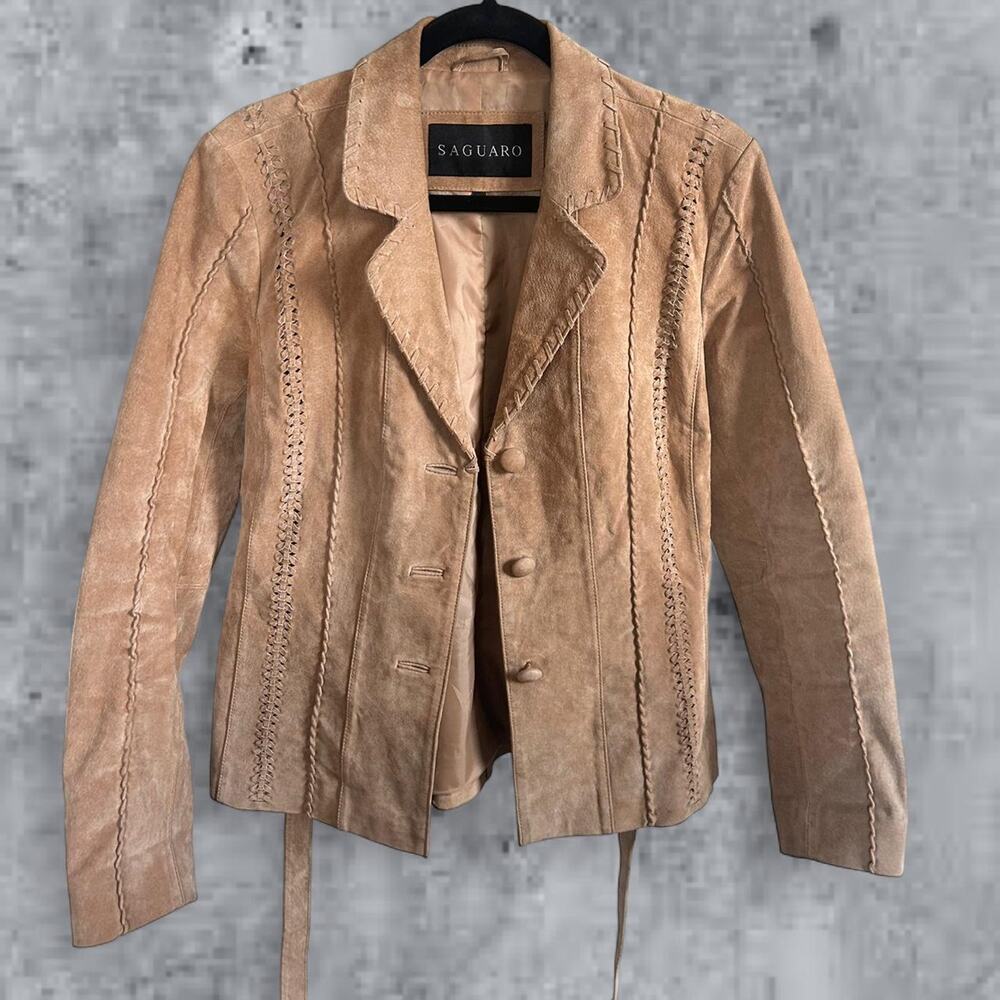 Saguaro suede western blazer